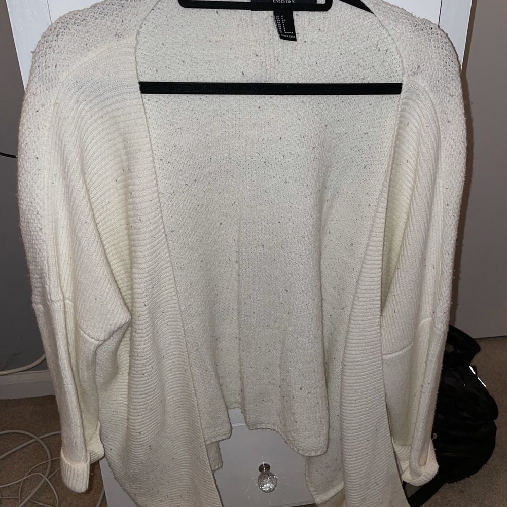 Cream cardigan